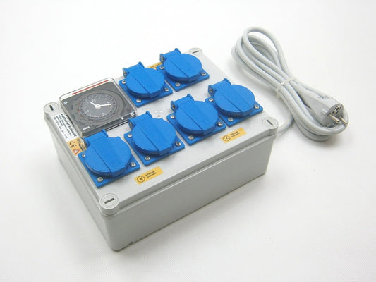 Malapa distribution board 4+2 (230V) controlled by timer KL01