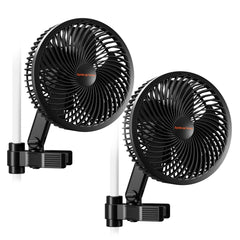 2025 New Version Spider Farmer® 6-inch Clip Fan for Grow Tents Pack of 2 