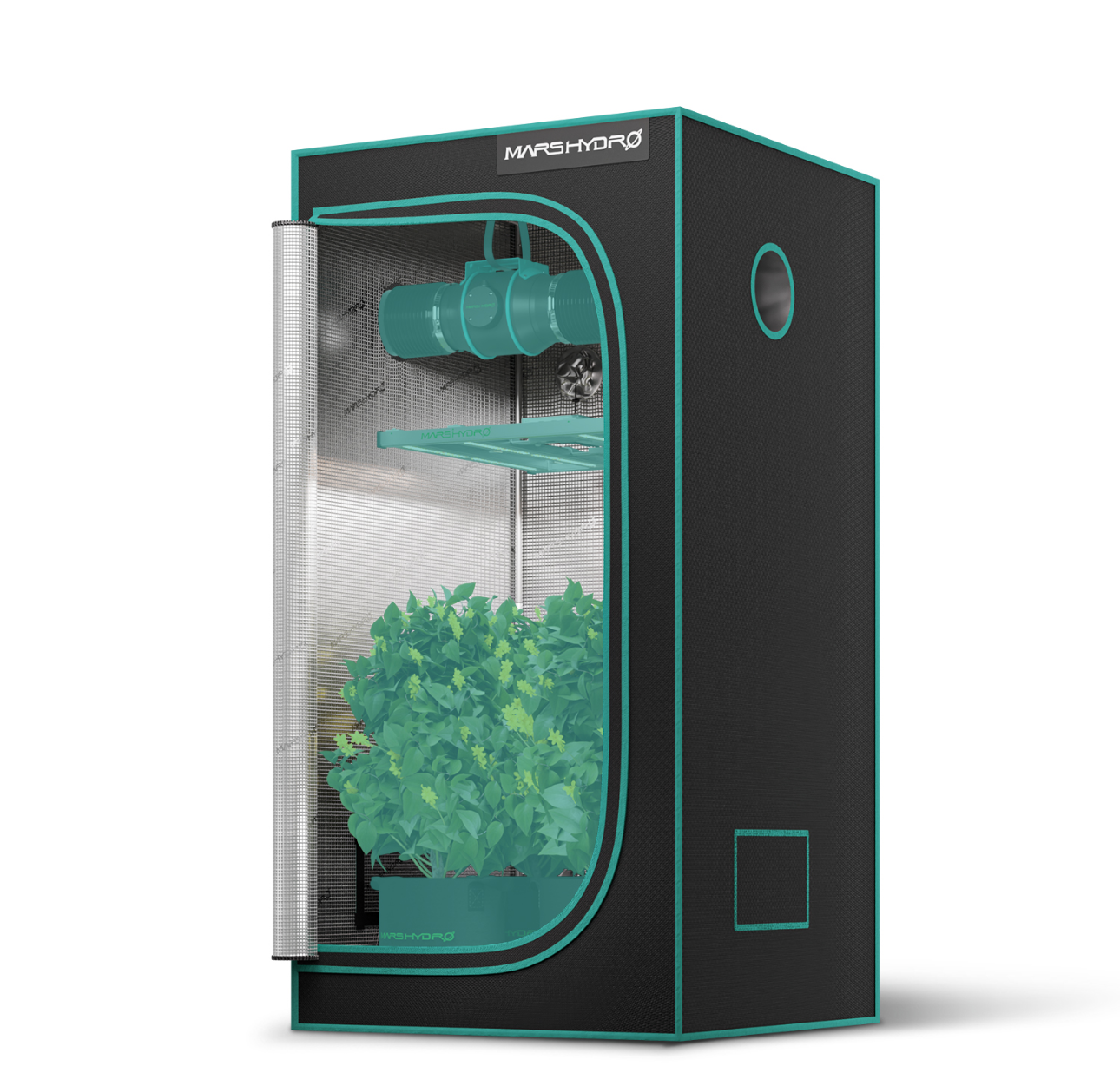 Mars Hydro 80×80×160 Grow Box Growzelt Zuchtzelte Hydroponik Growschrank für Homegrowing