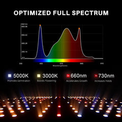 2025 Newest Version Spider Farmer® SF2000 Samsung LM301H EVO LED Plant Lamp For 3 Plants 