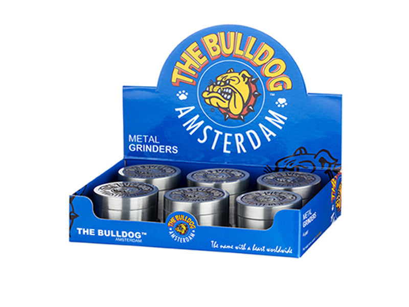 Grinder "Bulldog" 4-tlg. Silber, Ø 50mm; einzeln