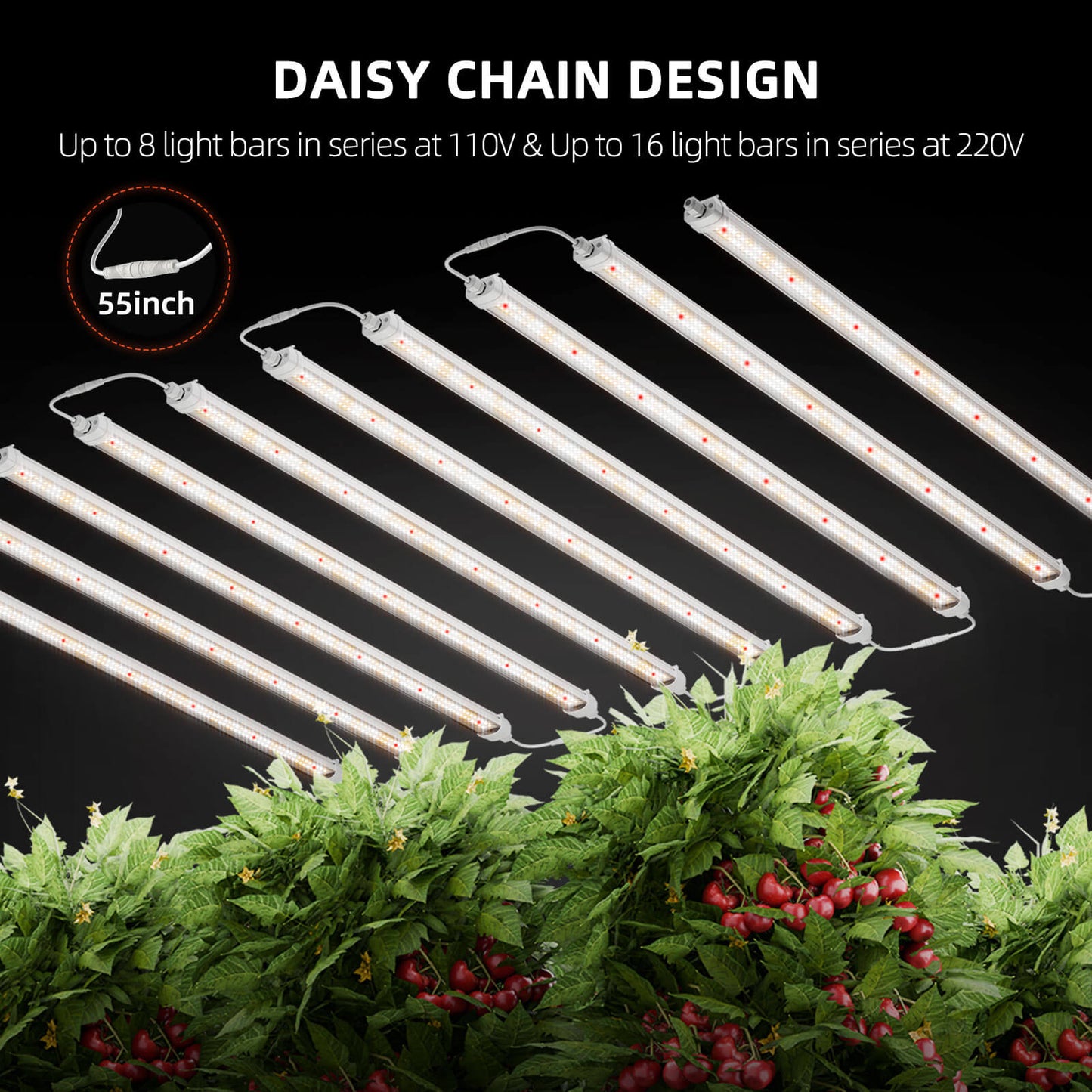 Spider Farmer® Glow80 80W LED Grow Light For Veg And Seeding