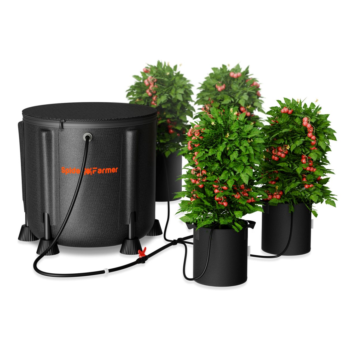 Spider Farmer Automatic Drip Irrigation System for Plants Water Pump with 8 Drip Emitters 