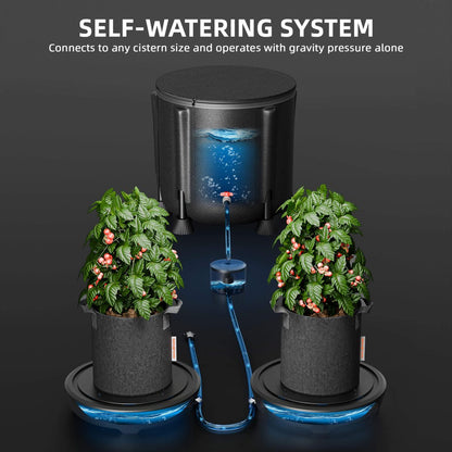 Spider Farmer 2 Pcs Self-watering System Kits For Indoor Grow Tents, Greenhouses 