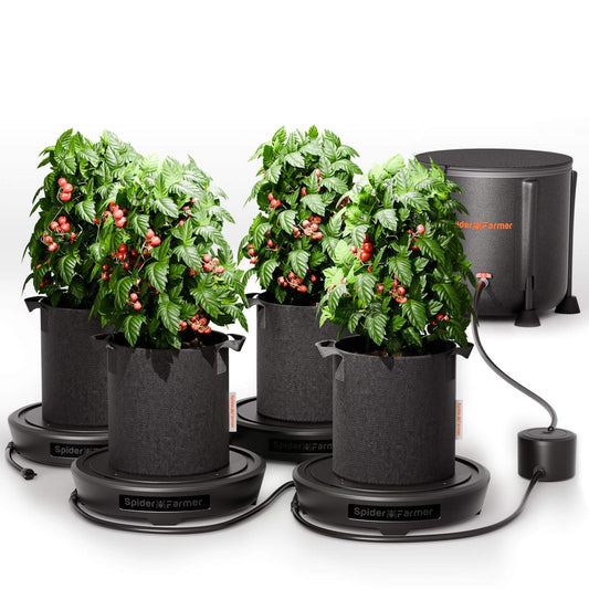 Spider Farmer 4 Pcs Self-watering System Kits For Indoor Grow Tents, Greenhouses 