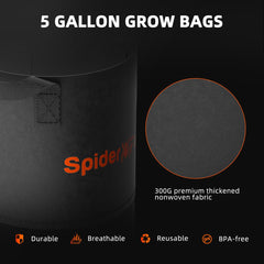 2025 Upgrade Spider Farmer® 120x60x180cm Complete Grow Tent Kit丨SF2000 301H EVO Full Spectrum LED Grow Light丨6” Clip Fan丨4” Ventilation System with Speed ​​Controller 