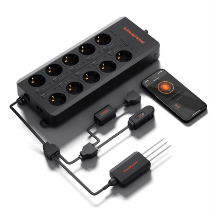 2025 Spider Farmer Genius Grow System AC10 Power Strip Kits, App-Based Smart Controls for Grow Room and Tent