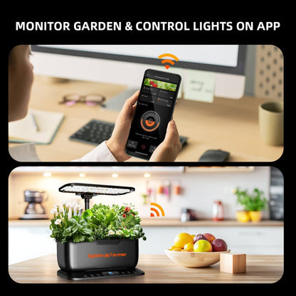 2025 Spider Farmer SmartG12 Hydroponics Growing System Indoor Herb Garden With APP & Wifi Controlled For Gifts, Kitchen, Vegetable