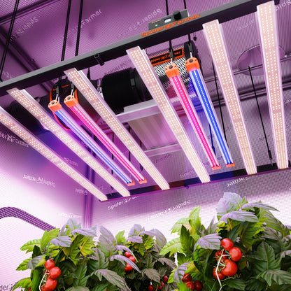 2025 Newest Spider Farmer UV30 &amp; IR16 LED Grow Light Bars Set (60cm) – Upgraded UV &amp; Infrared Supplement for Plants 