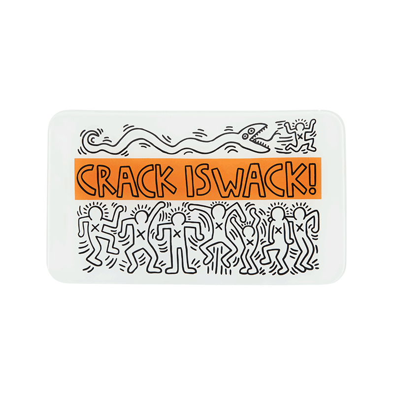 Lift for rolling Keith Haring Tray Crack is Wack