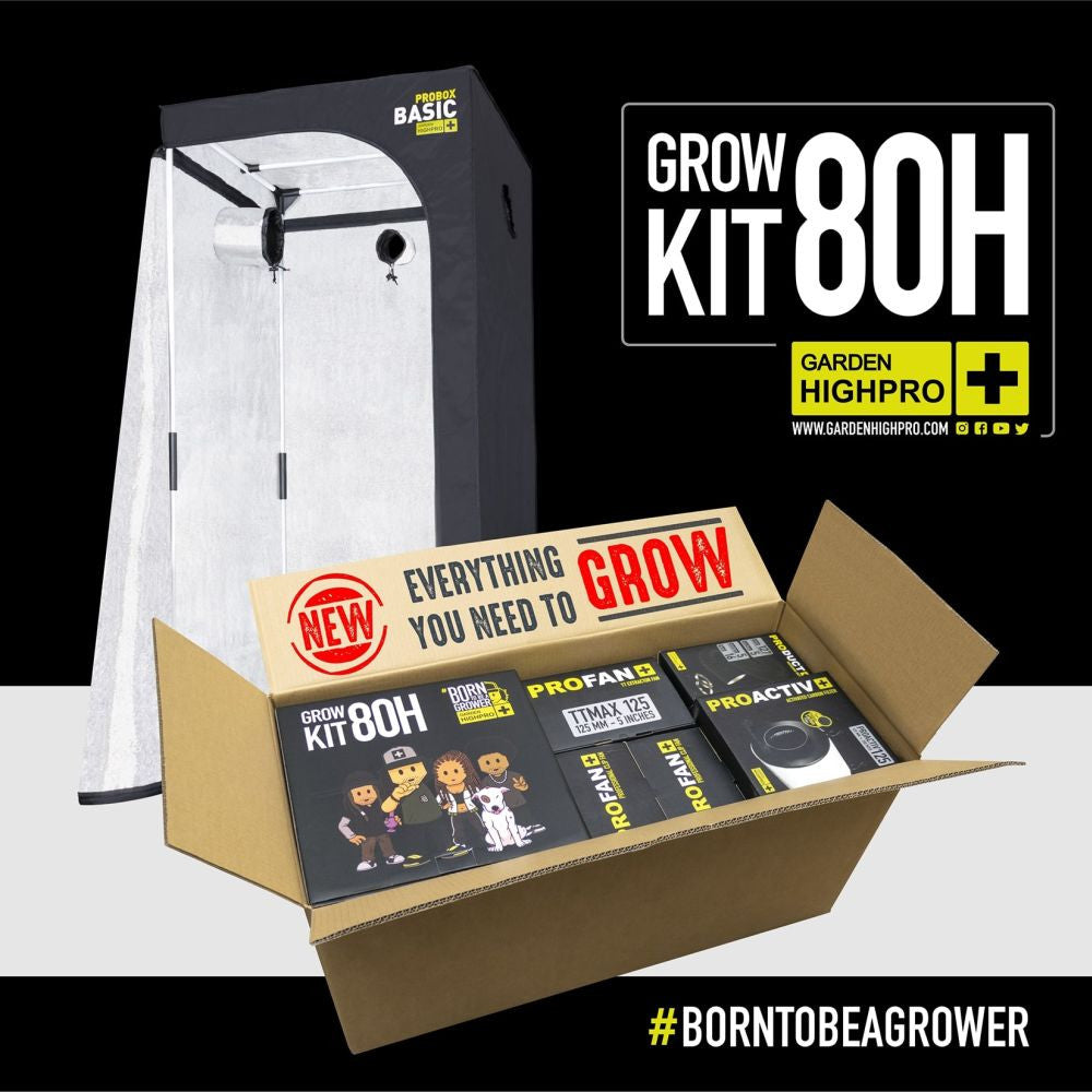 Garden High Pro Grow Kit 80 complete set, 80x80x180 cm