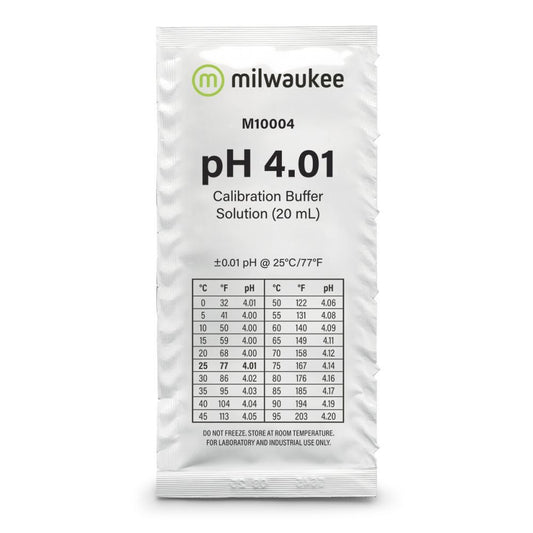 Milwaukee pH 4.01 Puffer 20 ml, Kalibrierlösung BOX 25 Stück