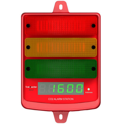 Trolmaster CO2 Alarm Station LED-Anzeige-Indikator & Kabel-Set (AS-2)