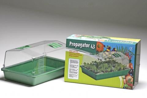 HGA Garden Propagator 43, Hartplastik, unbeheizt, 38x24x18 cm