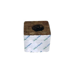 Agra-Wool Starting Block 75x75x65 mm, planting cube with large hole, BOX 224 pcs