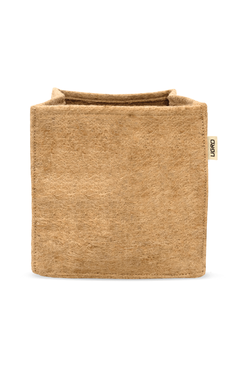 U Gro Jute Square Blumentopf 23x23x23 cm - 12 l