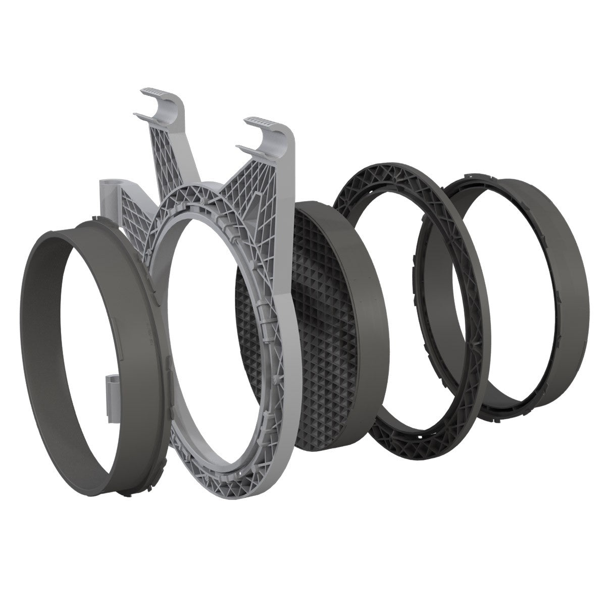 Secret Jardin Connector 200 mm for Ducting Flanges 25 mm (Dark Room)