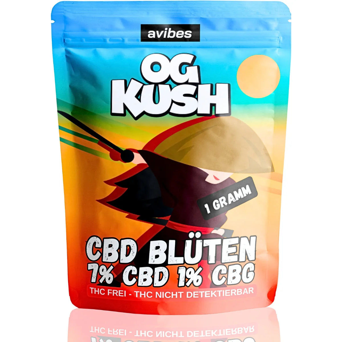 avibes® CBD Blüten | 7% CBD 1% CBG 0% THC | OG Kush