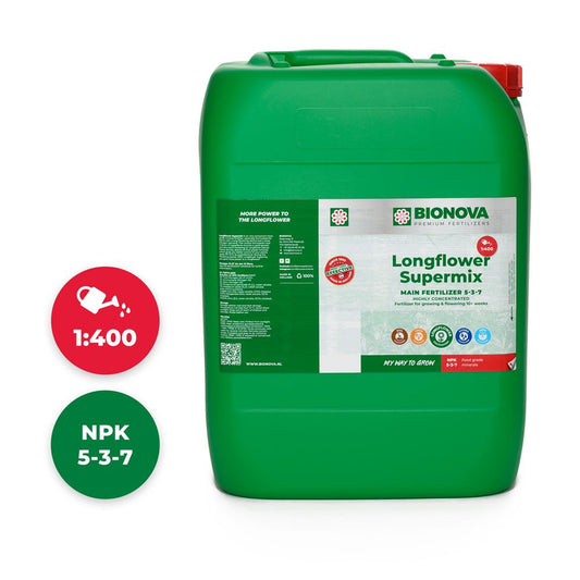 BioNova Longflower Supermix 20 l - (mehrsprachiges Etikett inkl. DE)