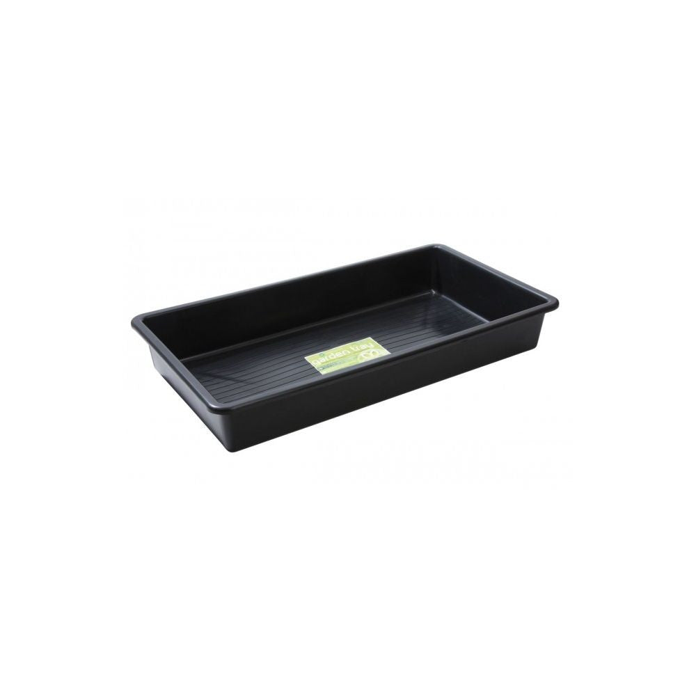 Garland plastic tray Titan Garden Tray Black 100x55x15 cm