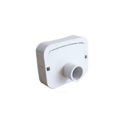 Urban Hydro end piece with hole for NFT gutter 100x80 mm