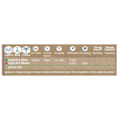 Terra Aquatica Organic DryPart Bloom 500 g - (multilingual label incl. DE)