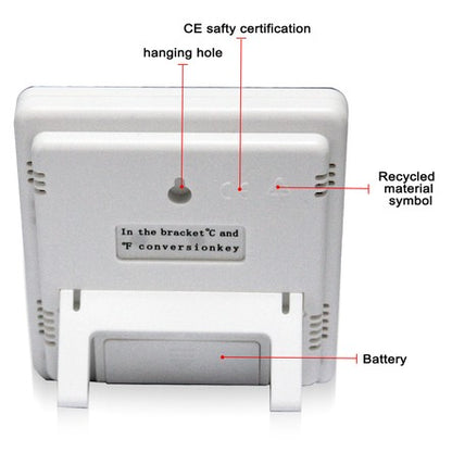 Digital thermometer and hygrometer, large display