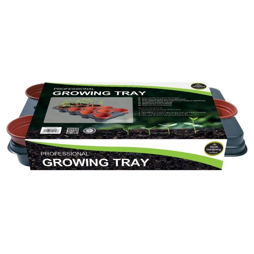 Garland Pflanzteller mit Töpfen Professional Growing Tray 12, 54x30.5x9.5 cm