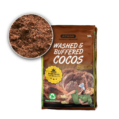 Atami Cocos Substrate Washed &amp; Buffered 50L, Coconut