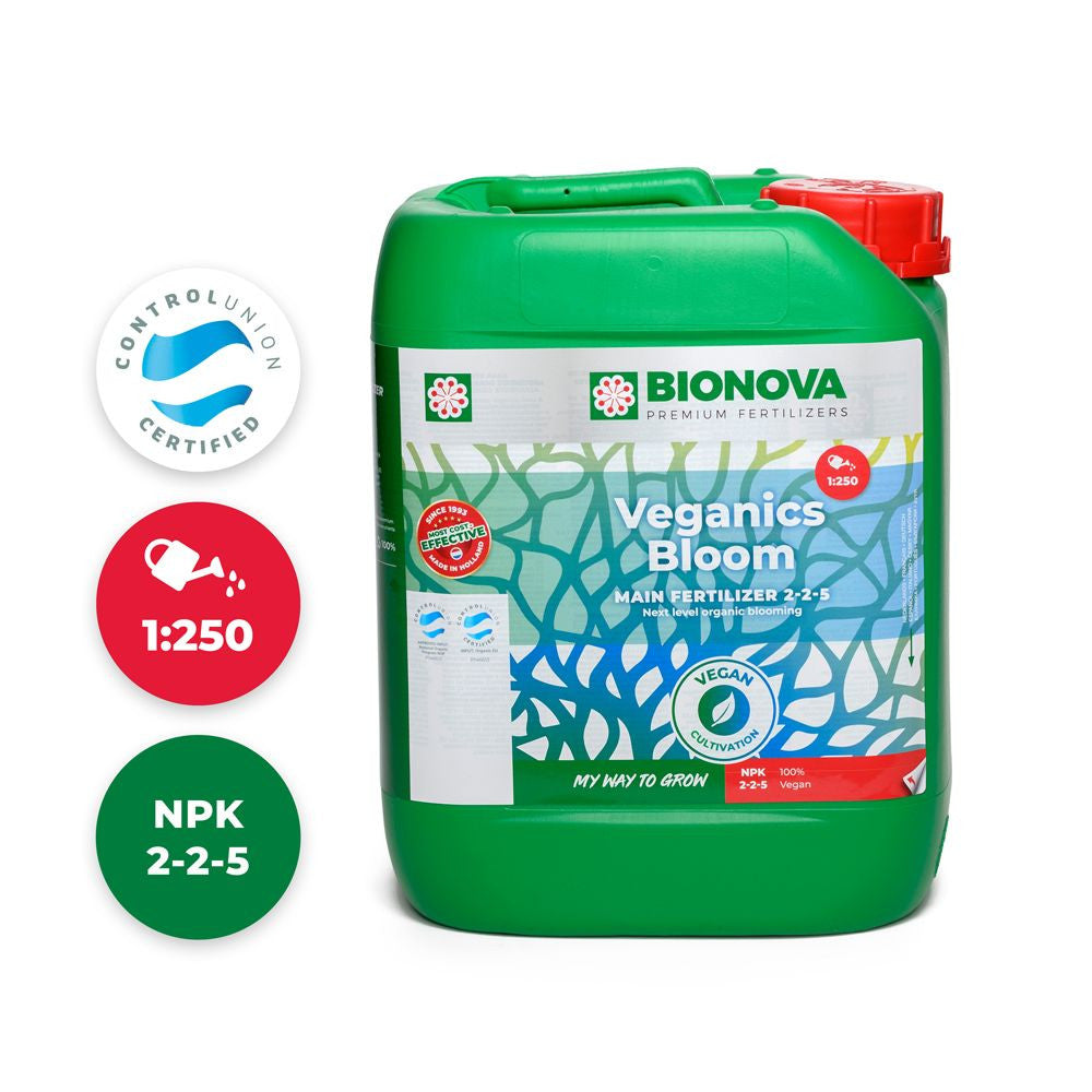 BioNova Veganics Bloom 5 l - (multilingual label incl. DE)