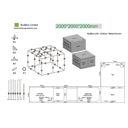 BudBox LITE-M 200x200x200 cm