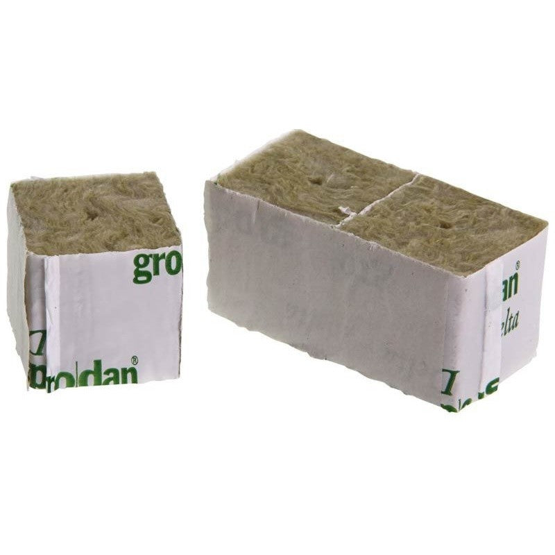 Grodan 40x40x40 mm, Pflanzwürfel mit Loch, 1 St.