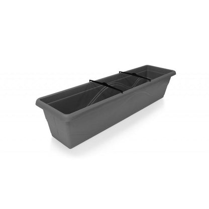 Plastkon flower box Extra Flor White, 80x20.5x17 cm