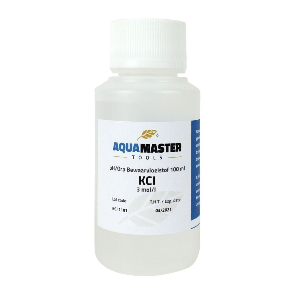 Aqua Master Tools KCl 3 mol-l 100 ml, BOX 18 Stk.