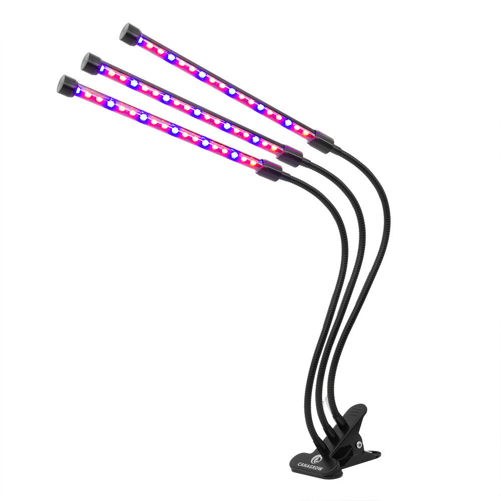 LED lighting with clip, 3 adjustable strips