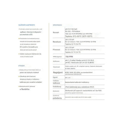 Aqua Master Tools Controller C800 Pro (pH, EC, PPM, TDS &amp; temp)