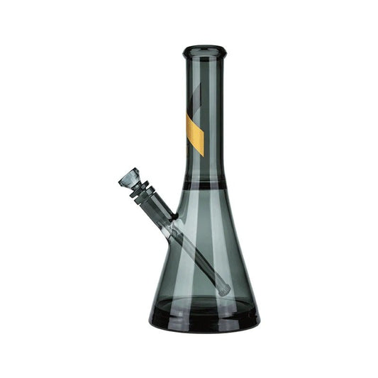 Glasbong Marley Natural Water Pipe aus rauchschwarzem Glas