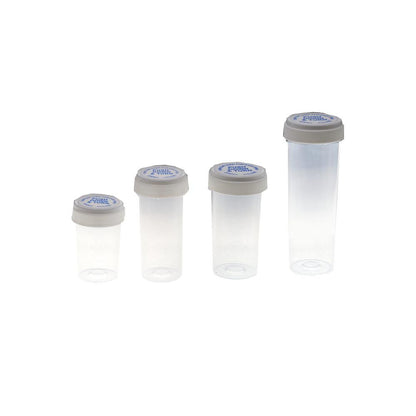 Medic Conservation plastic jar transparent 45x140 mm, 1 Stk.