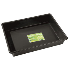 Garland plastic tray Deep Tray Black 53x40x9.5 cm