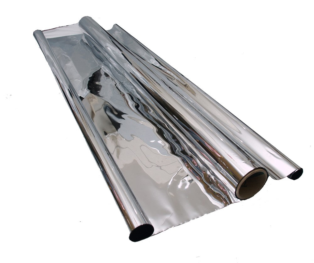 Mylar Silver Reflexion Folie, Rolle 1.4x10 m, 35 Mikron