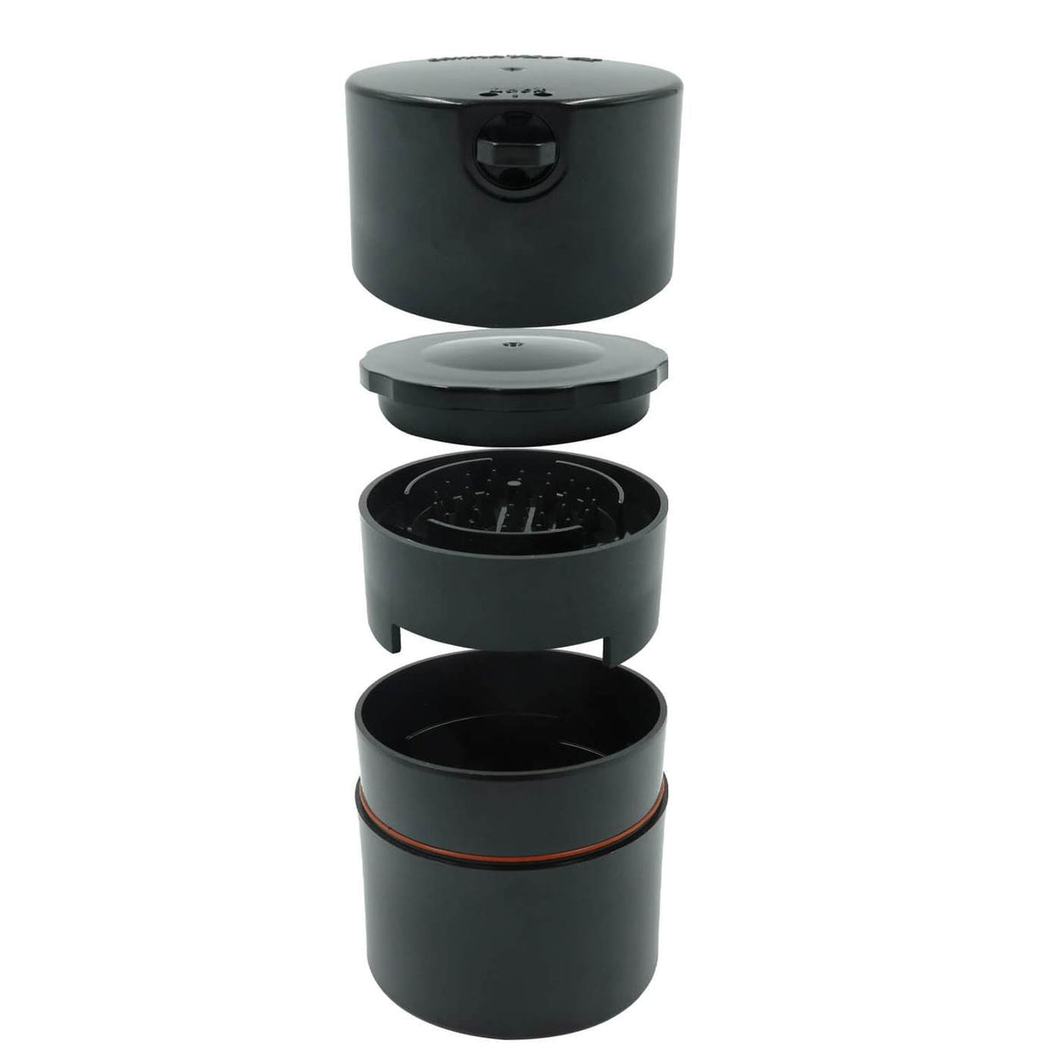 TightVac CannaVac G2 290 ml, airtight container with lock and shredder