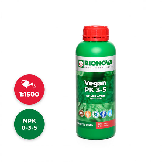 BioNova Vegan PK 3-5 (Phosphor+Kalium) 1 l - (mehrsprachiges Etikett inkl. DE)