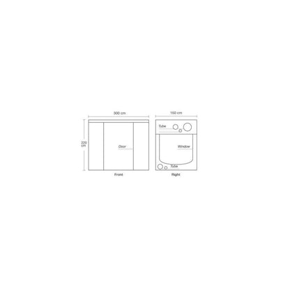 Homebox Ambient R300+, 300x150x220 cm