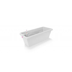 Selbstbewässernder Blumentopf Extra Line SMART, Länge 40cm Weiß