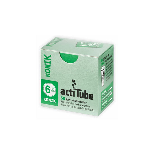 ActiTube Konik Aktivkohlefilter 6 mm, BOX 20x10 Stk.