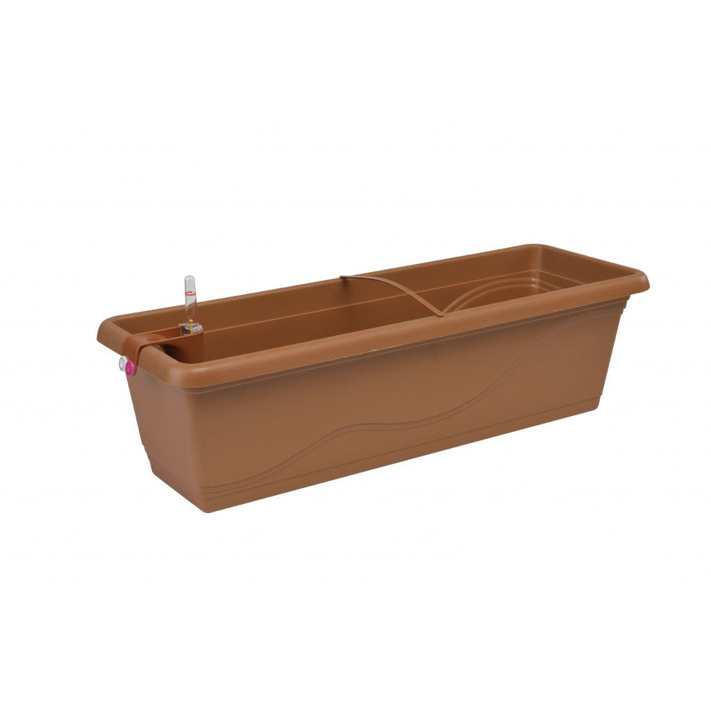 '- Selbstbewässernder Blumentopf Extra Line SMART, Länge 60cm Terrakotta