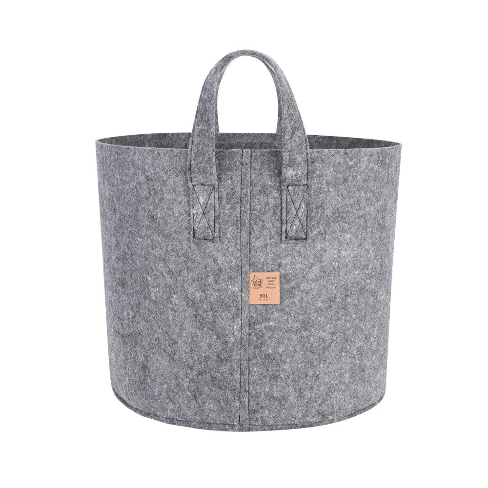 Dirt Bag Grey Stoff Topf 30 l (Topf aus 100% recyceltem Stoff)