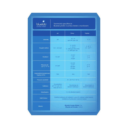 Bluelab Combo Meter pH/EC/temp