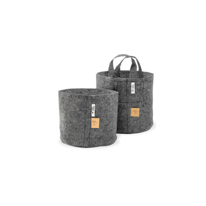 Root Pouch Grey Textil Blumentopf 28x26 cm - 16 l