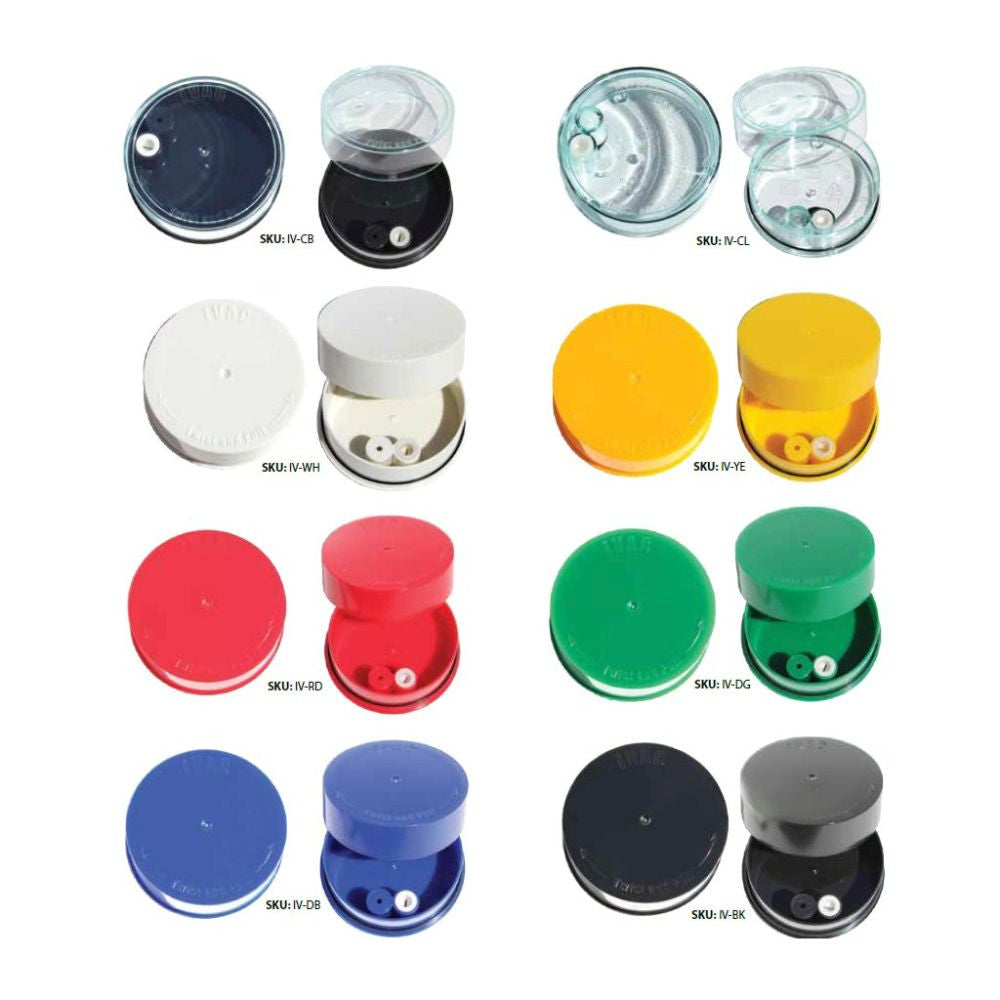TightVac iVac 60 ml, airtight container transparent and black